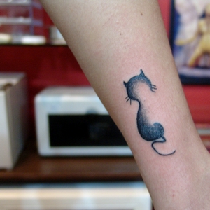 cizgi,kedi,dovmeleri,cat,tattoo
