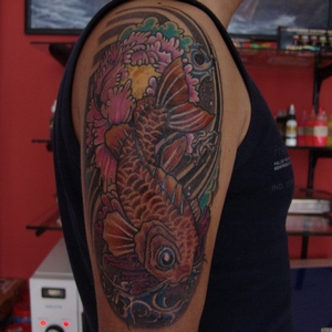 koi,balığı,dövmeleri